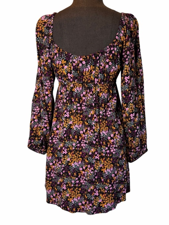 Roxy Dresses & Skirts - Roxy Floral Mini Dress Size M Boho Peasant Long Sleeve Cottagecore